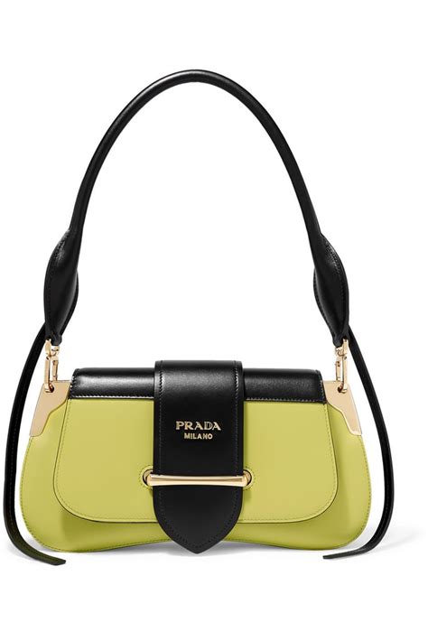 two tone prada bag yellow and brown|farfetch Prada bags.